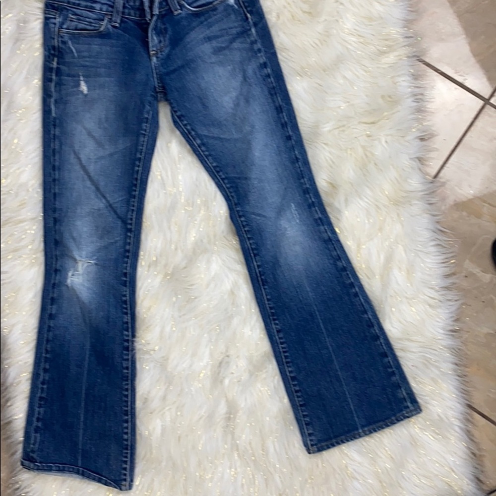 Paige Dark Wash Boot Cut size 26